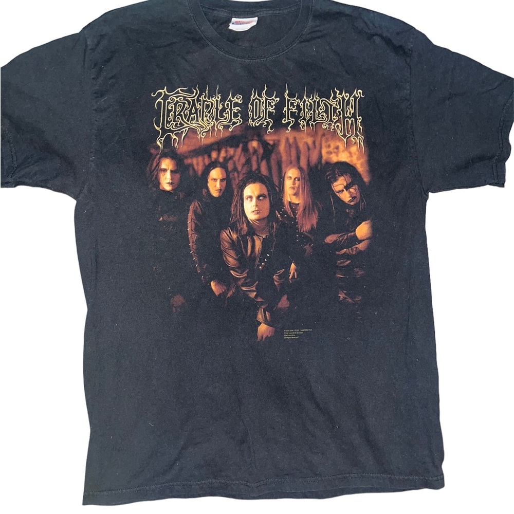 *ULTRA RARE* Cradle of Filth “Thornography” band promo shirt (red)